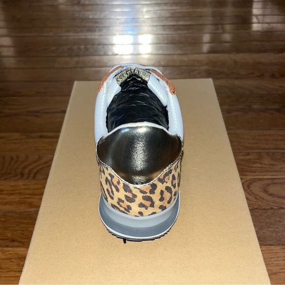 Vintage Havana Leather Valery Rust & Leopard Detail Run Sneakers Women's Size 6 - Picture 9 of 13